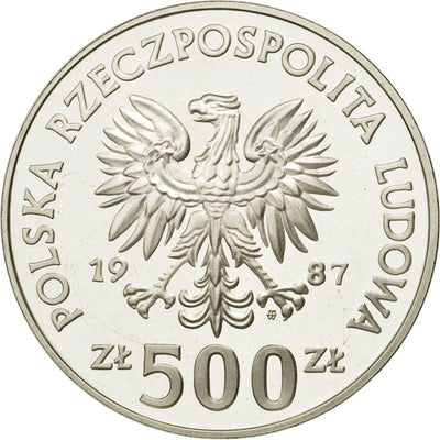 Coin,
Poland,
500 Zlotych